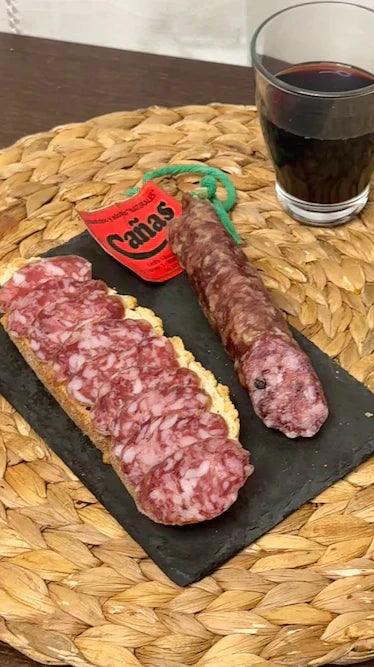 ración de Salchichón artesano