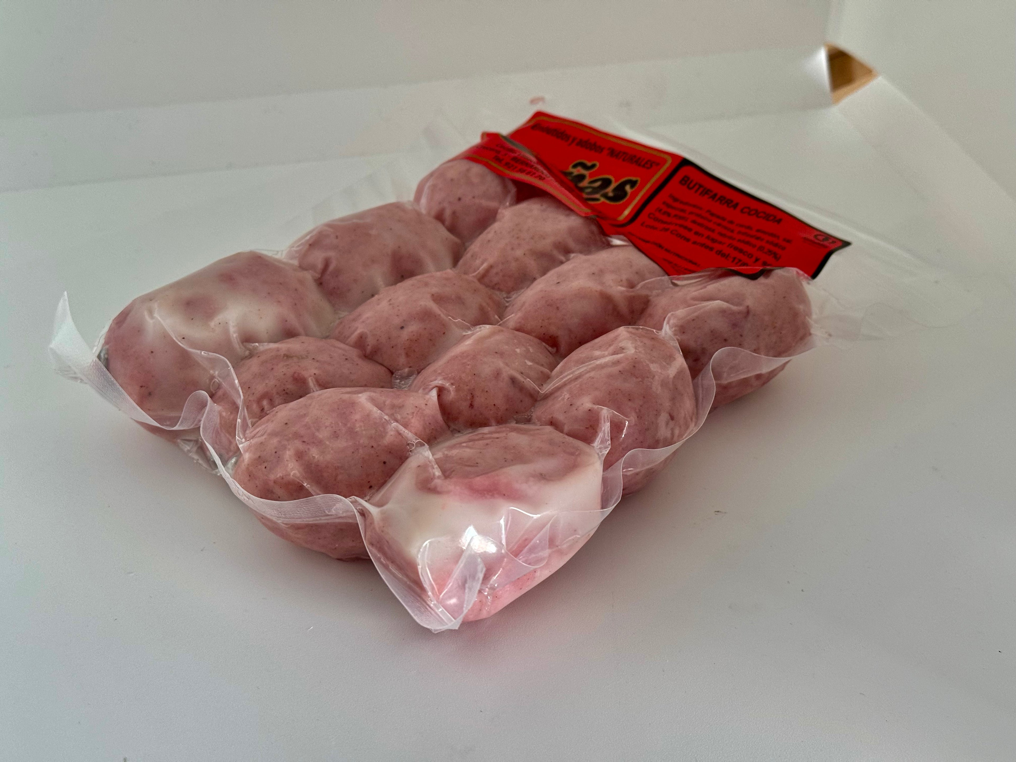 Butifarra blanca cocida