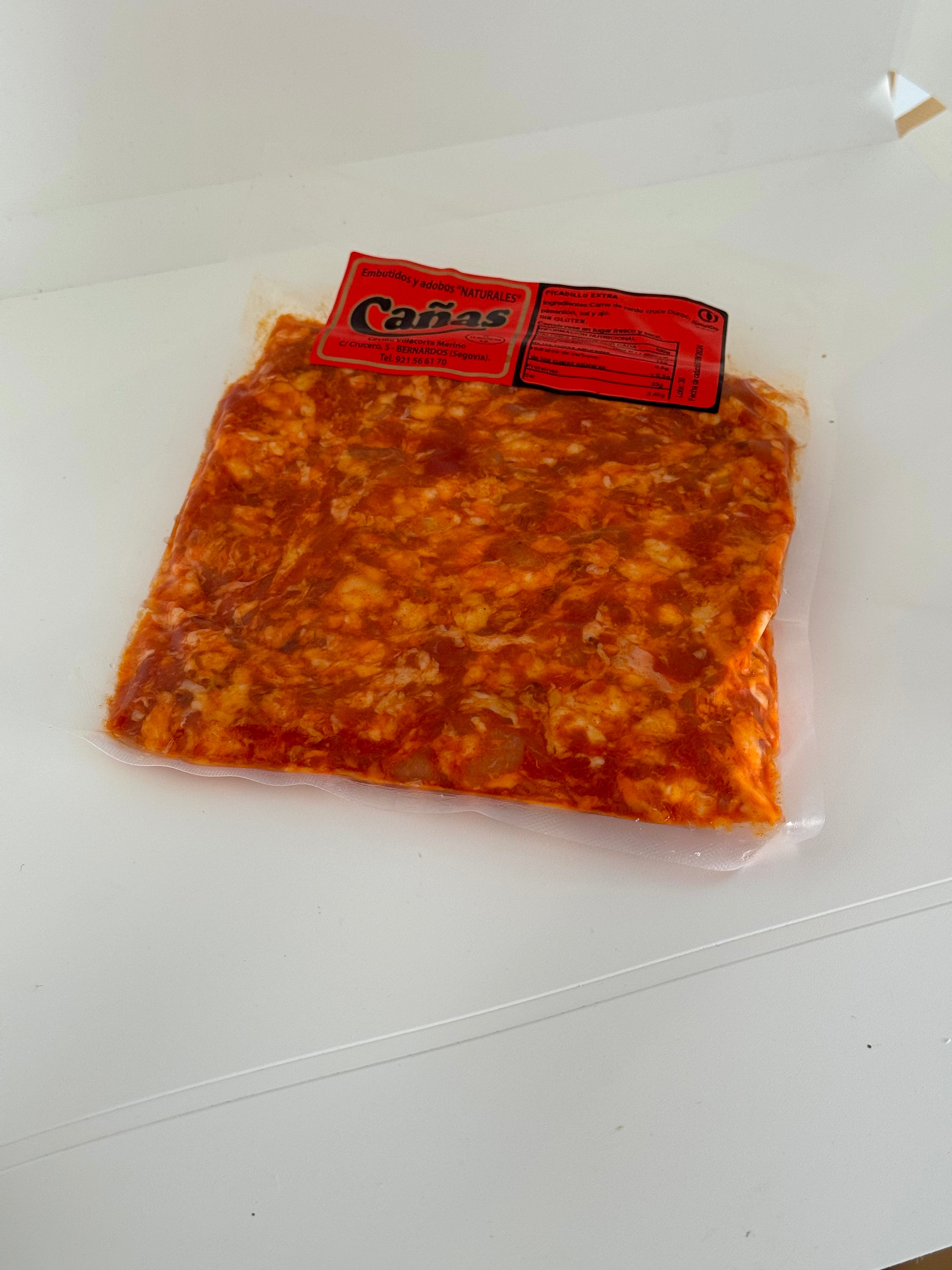 Picadillo de cerdo adobado