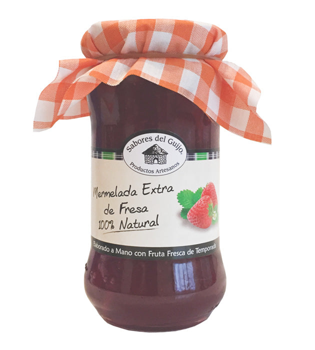Mermelada artesana del Guijo, sabor fresa, producto artesano y natural