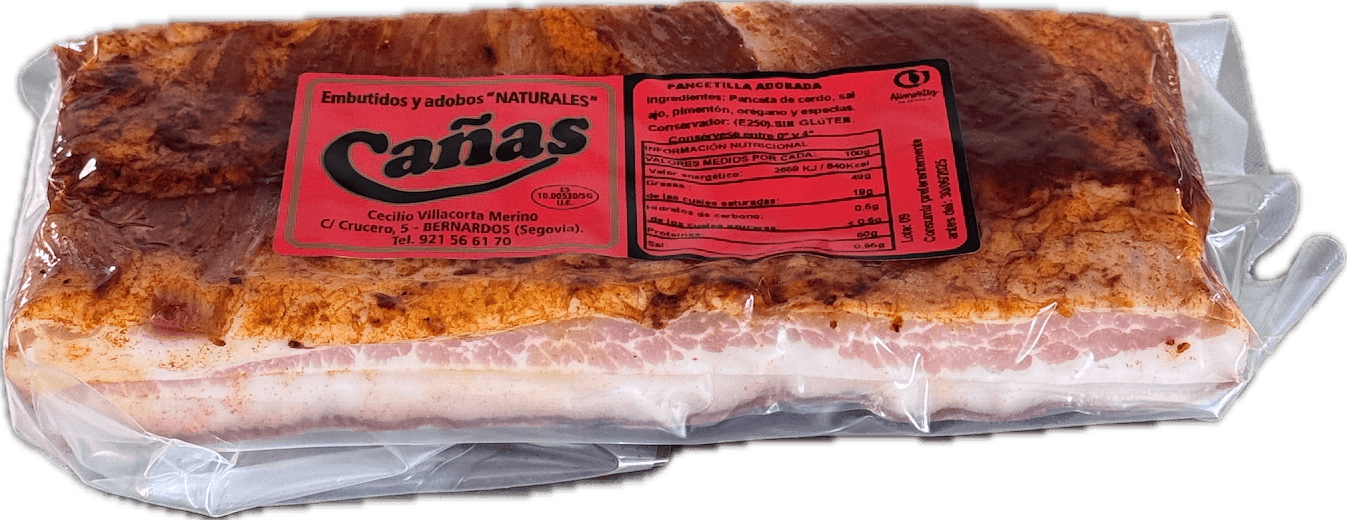 pancetilla adobada pimentón 