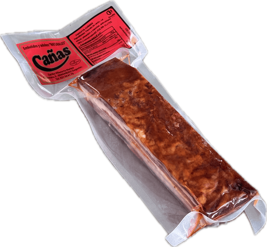 Panceta curada con pimentón