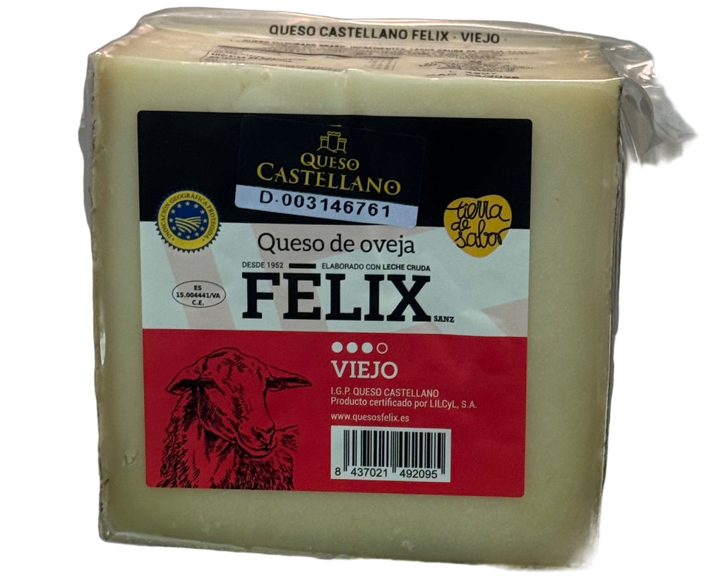 Queso de oveja elaborado con leche cruda