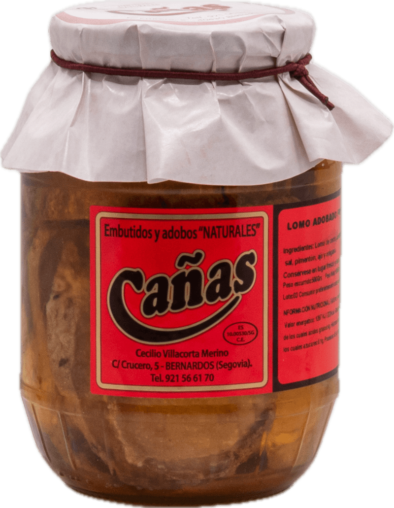 tarro  de Lomo de orza 