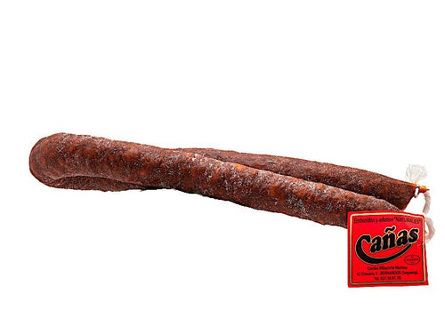 Detalle de chorizo sarta dulce artesanal