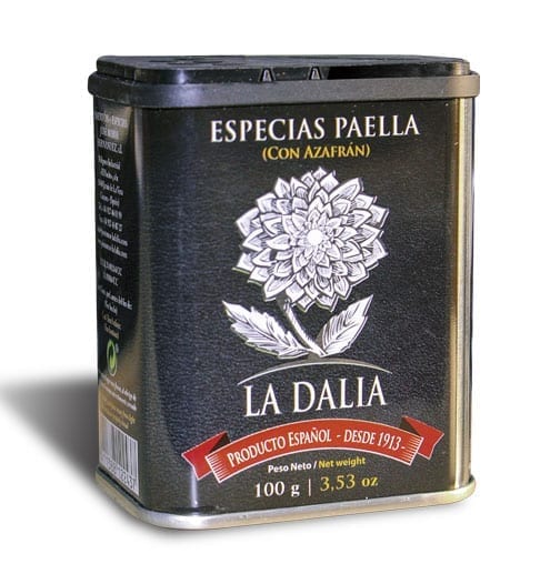 100 g de especias para paella con azafrán, producto artesano español