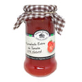 Mermelada extra de tomate Sabores del Guijo 400 g sobre fondo blanco
