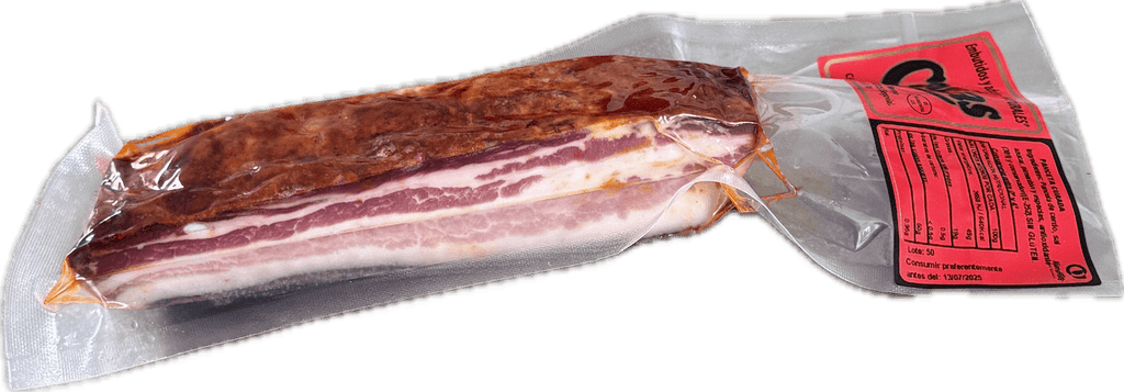 Veta de carne panceta curada